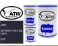 Preview: Jeep, Jet Black (Hard top color), RXF: 500ml Lackdose + 500ml Klarlack + 250ml Härter - Set, von ATW Autoteile West.